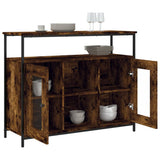 Sideboard Smoked Oak 100x35x80 cm Engineered Wood 835506