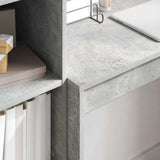 Desk Concrete Grey 80 x 40 x 76 cm 869389