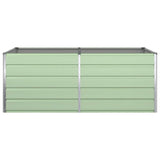 Planter Pastel Green 195 x 100 x 75 cm Galvanised Steel 42018272
