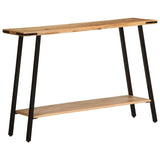 Console Table 110x30x75 cm Solid Wood Mango 373615