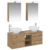 Bathroom Furniture Set 5 pcs Artisan Oak 3406958