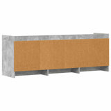 TV Cabinet 130 x 33 x 47 cm Concrete Grey Engineered Wood 8011198