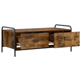 Coffee Table Smoked Oak 99.5 x 49 x 41 cm Engineered Wood 8013610