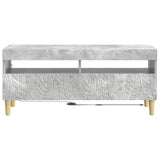 LED TV Cabinet Concrete Grey Engineered Wood 897208