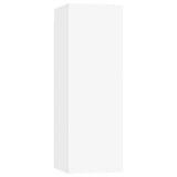 4 Piece TV Cabinet Set White Engineered Wood 3078731