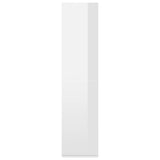 Book Cabinet/Sideboard High Gloss White 66x30x130 cm Engineered Wood 800159
