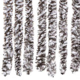 Insect Curtain Brown and Beige 100x220 cm Chenille 284278