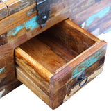 ZNTS Coffee Table Box Chest Solid Reclaimed Wood 80x40x35 cm 243320