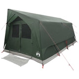 Tunnel Tent with Roof Army green 10-Person Polyester and Steel 42028664