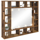 Mirror Cabinet Old wood 91 x 15 x 76.5 cm Engineered Wood 879456