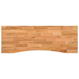 Desk Top Light Brown 140x60x2.5 cm Solid Wood Oak Rectangular 4009025
