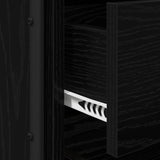Bedside Cabinet 2 pcs Black Oak 35 x 36.5 x 61 cm 8007648