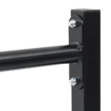 Dip Station 2 pcs Black 55 x 90 x 104.5 cm Powder-Coated Steel 42002571