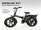 KOOLUX X11 750W Dual Battery Folding Electric Bike 20*4.0 Kenda Fat Tire Hydraulic Brake E-Bike 41736591