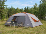 Cabin Tent Grey and Orange 400 x 210 x 180 cm Polyester 42028517