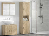 Bathroom Cabinet Set TULUM Sonoma Oak 37 x 31.5 x 203 cm 880353