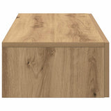 Wall Shelf with Drawers Artisian Oak 80x33x17 cm Engineered Wood 859985