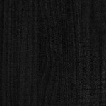 Book Cabinet/Room Divider Black 40x35x135 cm Solid Pinewood 810853