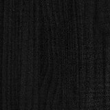 Book Cabinet/Room Divider Black 40x35x135 cm Solid Pinewood 810853