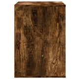 Corner Chest of Drawers Smoked Oak 80x41x58 cm Engineered Wood 852856