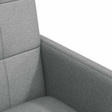 Dining Chairs with Wheels 2 pcs Light grey 58 x 65 x 94 cm 42017829