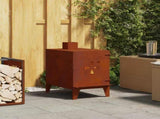 Camping Stove 35x50x60 cm Corten Steel 859841