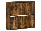 Wall-Mounted Shoe Cabinet ZWOLLE 71 x 17 x 86 cm Smoked Oak 896420