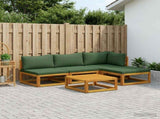 Sofa Set 5 pcs Natural Solid Acacia Wood 3417247