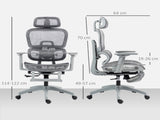 Multi-Adjustable Mesh Office Chair - Grey T3398P424984