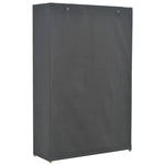3-Tier Wardrobe Grey 110x40x170 cm Fabric 248188