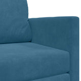 Sofa Bed Blue 124 x 204 x 61 cm Velvet 4106701