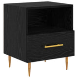 Bedside Table 2 pcs Black 40 x 35 x 47.5 cm Engineered Wood 882080