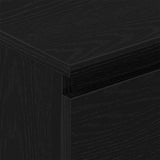 Sideboard Black Oak 60x35x98.5 cm Engineered Wood 861992