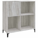 Record Cabinet Grey Sonoma 84.5x38x89 cm Engineered Wood 832003
