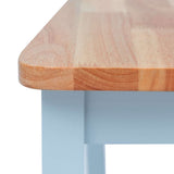 Dining Chairs 6 pcs Grey and Natural Solid Rubber Wood 277545