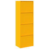 Storage Cabinet Mustard Yellow 60 x 40 x180 cm Steel 3406199