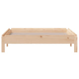 Stack Bed without Mattress 90x190 cm Single Solid Wood Pine 820402