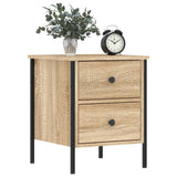 Bedside Cabinet Sonoma Oak 40x42x50 cm Engineered Wood 825985