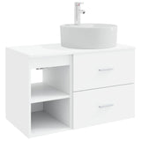 Bathroom Furniture Set 2 pcs White Engineered Wood 3403904