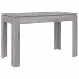 Dining Table Grey Sonoma 120x60x76 cm Engineered Wood 815388