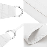 Sunshade Sail Oxford Fabric Square 6x6 m White 135252