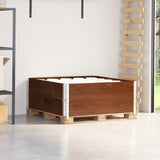 Pallet Collars 2 pcs Brown 100x100 cm Solid Wood Pine 4010292