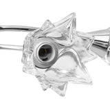 289236 Ceiling Lamp with Transparent Glass Shades for 5 E14 Bulbs Tulip