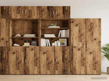 Storage Cabinet with Shelves Old Wood 70 x 42.5 x 225 cm 3446667