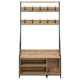 Clothes Rack Artisan Oak 100 x 41 x 184 cm Engineered Wood 882890