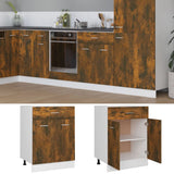 Drawer Bottom Cabinet Lyon Smoked Oak 60x46x81.5 cm Engineered Wood 815576