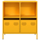 Sideboard Mustard Yellow 68x39x73.5 cm Cold-rolled Steel 851361