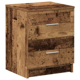 Bedside Cabinets 2 pcs with 2 Drawers Old Wood 40x36x50 cm 858800