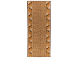 Runner Rug FLORNES Woven Ochre 80 x 400 cm PP 7 mm 42057371