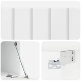 Wall-Mounted TV Cabinet High Gloss White 59.5 x 41 x 30 cm 898339